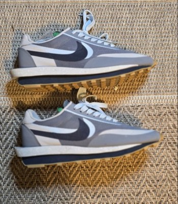 Nike sacai x Clot LDWaffle Cool Grey Obsidian Kiss Of Death 2 DH3114-001 Sneaker