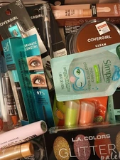 Makeup Mystery Lot NEW 10 Pieces (Elf, Covergirl, LA Colors, WetNWIld, EOS more!
