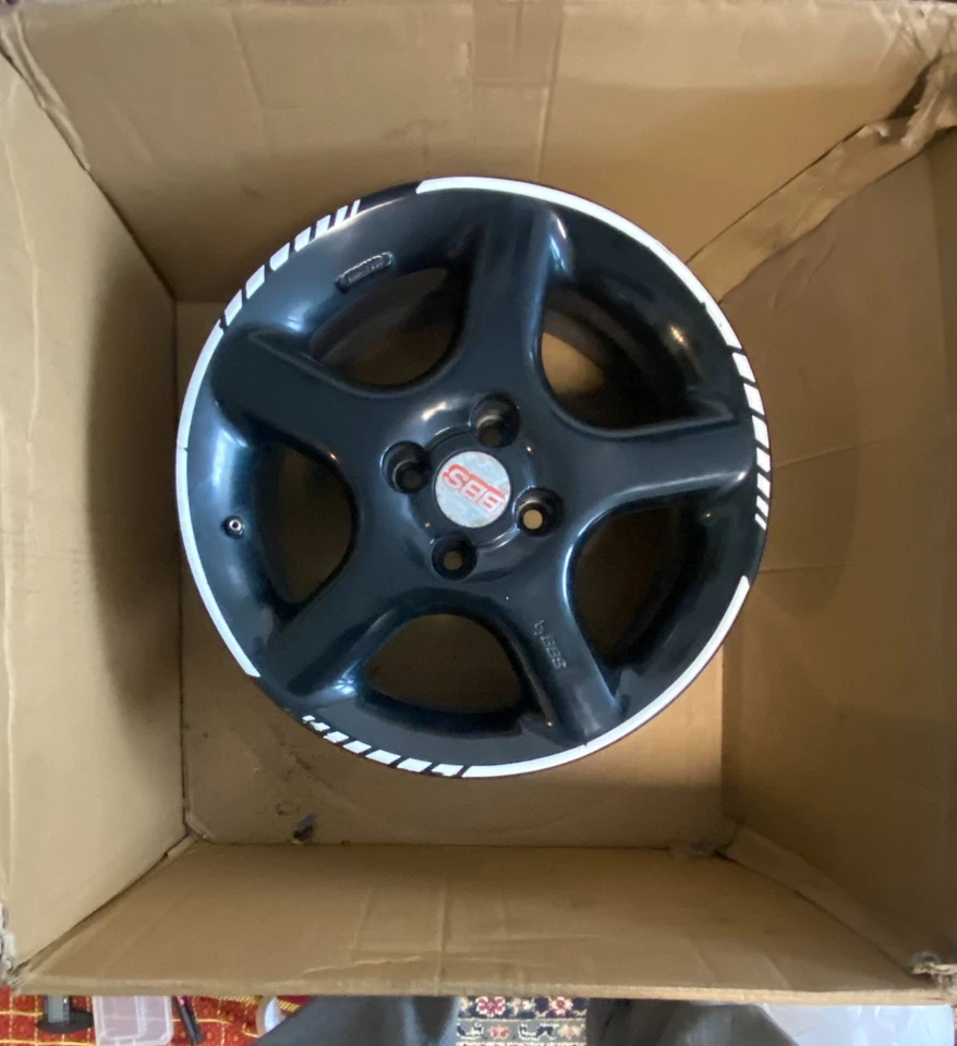 4x Original Felgen BBS - Zoll 15 ET36 4x100 - KBA 41951 - 7251152 - VW - Bmw - Bild 4 von 4