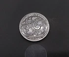 Hand Engraved Buffalo Nickel – Full Reverse Historic Scrollwork - Carved Coin