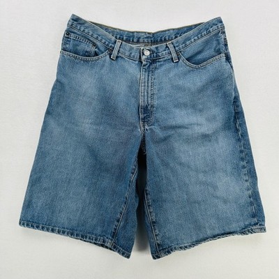 RL Polo Jeans Co Shorts Mens 36 Blue Baggy Denim Hayden Relaxed Fit Casual