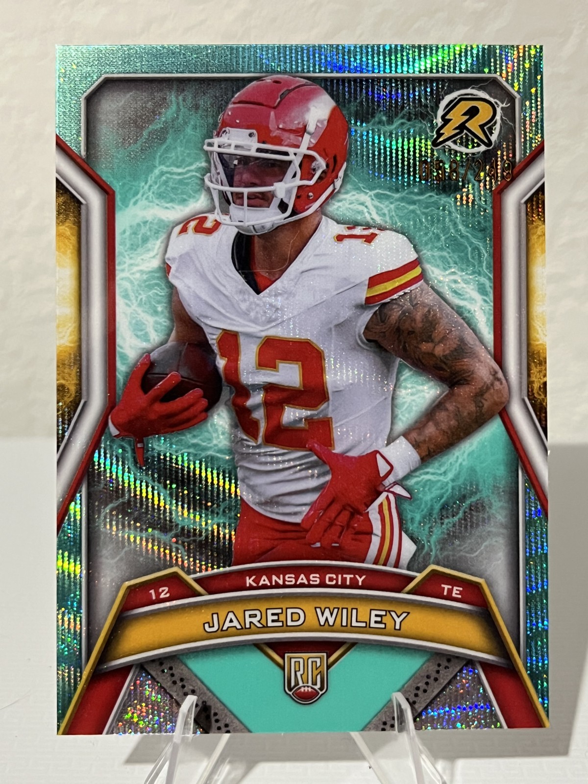 Jared Wiley Topps Resurgence #144 Aqua Surge