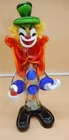 Vintage MURANO ART GLASS Hand Blown CLOWN Figurine 10"T