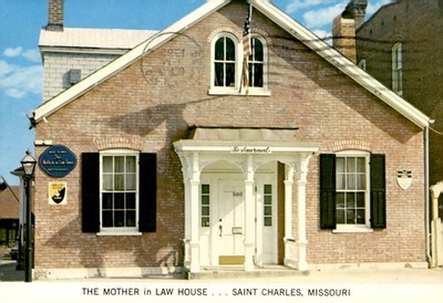 Mother in Law House, St. Charles, Missouri - 1960 Postcard