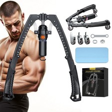 Twister Arm Trainer, 3 in 1 Hydraulic Power Chest Workout Equipment with Ab Roll