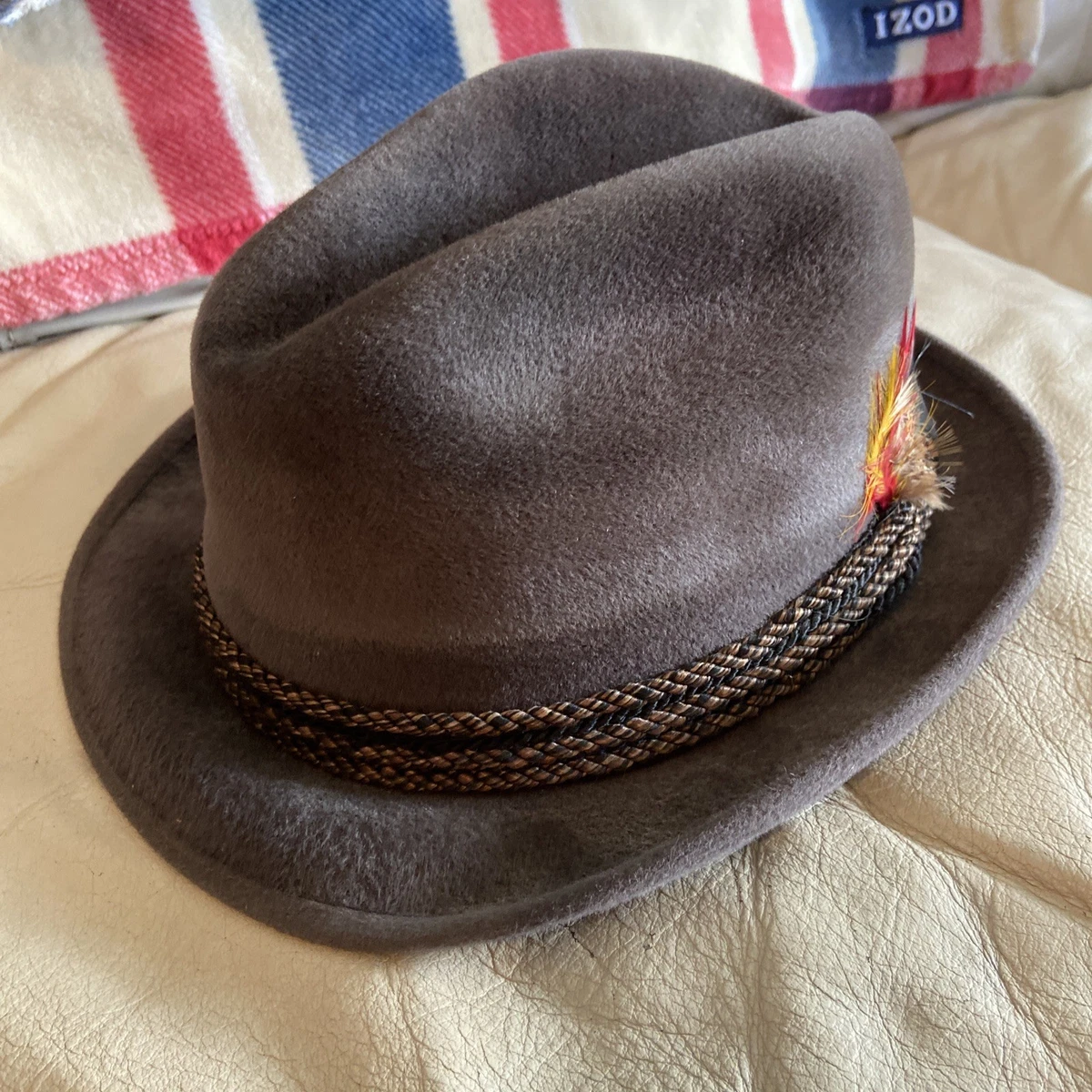 Fedora 1980s Vintage Hats for Men 7 1/8 Size for sale | eBay