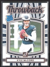 2025 Donruss #10 Kyle McCord Rated Rookies Throwback