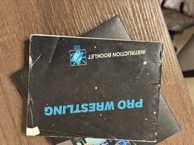 Pro Wrestling NES Nintendo Game 1986 With Instruction Manual Booklet