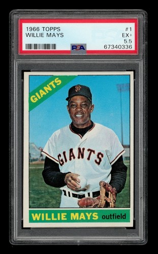 1966 Topps Set-Break # 1 Willie Mays PSA 5.5 EX+