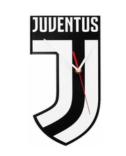 Orologio da parete sagomato compatibile con Juventus