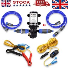 CAMPLUX 12V Water Pump High Pressure Diaphragm Self Priming 6 L/min RV Caravan