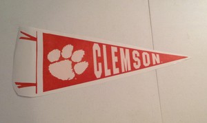 Details About Clemson Tigers Fathead Team Pennant 27 X 95 Official Ncaa Wall Graphics