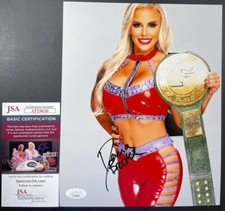 WWE NXT Dana Brooke Signed Championship Belt 8x10 Photo Autograph JSA COA