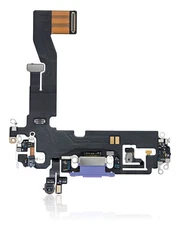 Replacement Charging Port Flex Cable Compatible For iPhone 12 (Premium) (Purple)