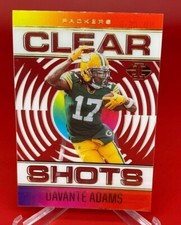 2021 Panini Illusions Football DAVANTE ADAMS Clear Shots Insert #CS-8 Packers!!