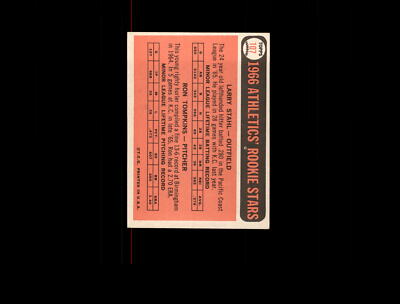 1966 Topps 107 Rookie Stars Larry Stahl RC/Ron Tompkins RC EX #D1