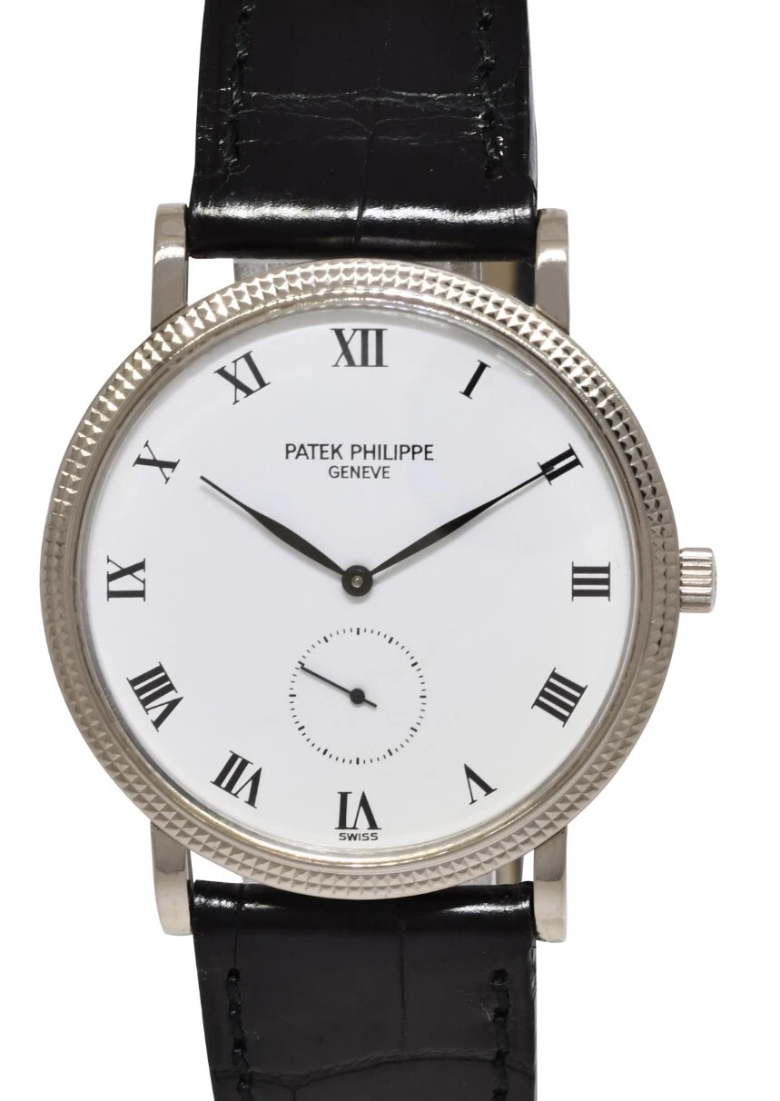 Patek Philippe — Patek Philippe Calatrava 3919 18k White Gold 33mm Manual Watch 3919G
