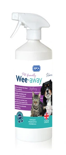 RSPCA Wee Away Probiotic Pet Friendly Stain & Odour Remover 1 Litre