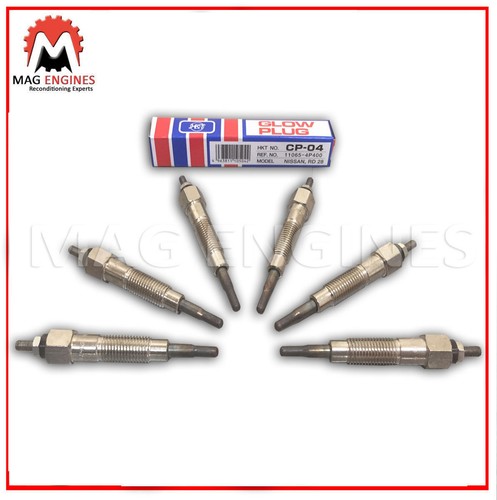 YOU.S Glühkerzen Set - 6 Stück Für Nissan Patrol 2.8 TD