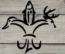 Fishing Deer Hunting And Duck Hunting Decal Tri-decal Auto Boat Laptop Fishing Deer Hunting And Duck Hunting Decal Tri-decal Auto Boat Laptop