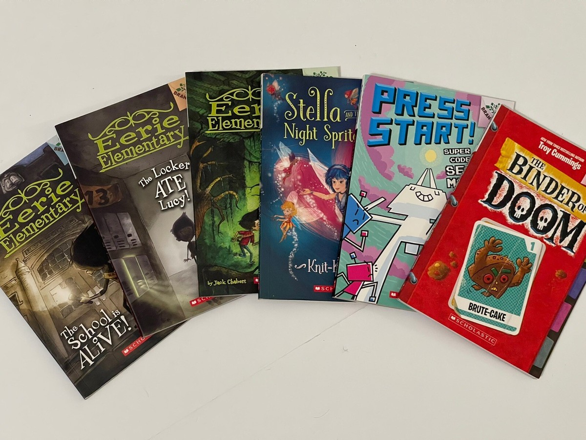 BRANCHES Eerie Elementary BINDER Stella Book Lot of 6 Jack Chabert