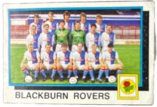 Panini Football 86 - # 404 - BLACKBURN ROVERS TEAM GROUP