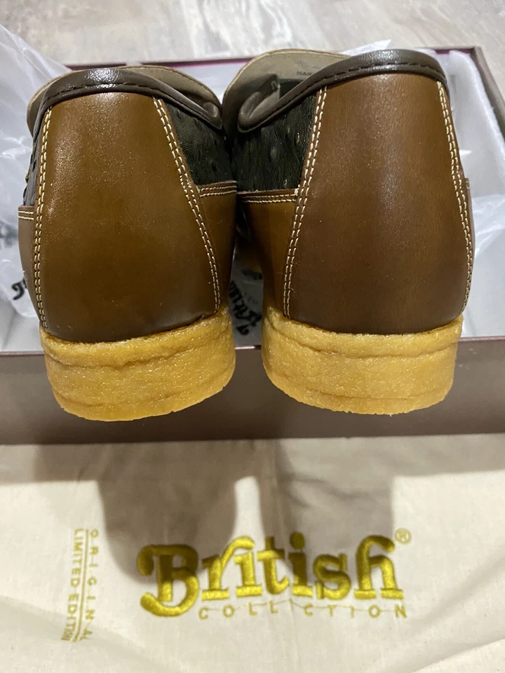 British Walkers Гарлем стиль # 888-3 размер 10,5 новый/мертвый запас - Изображение 3 из 4