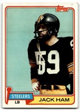 1981 TOPPS JACK HAM PITTSBURGH STEELERS #235