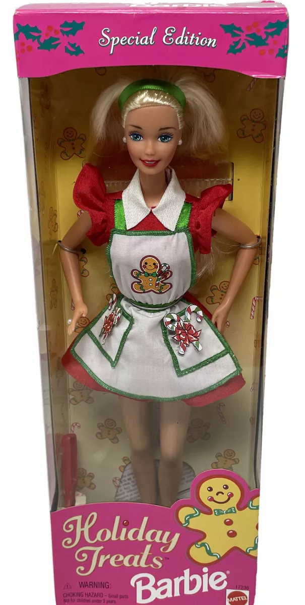 NEW Vintage Barbie Doll 1997 Mattel Barbie Holiday Treats Special Edition NRFB