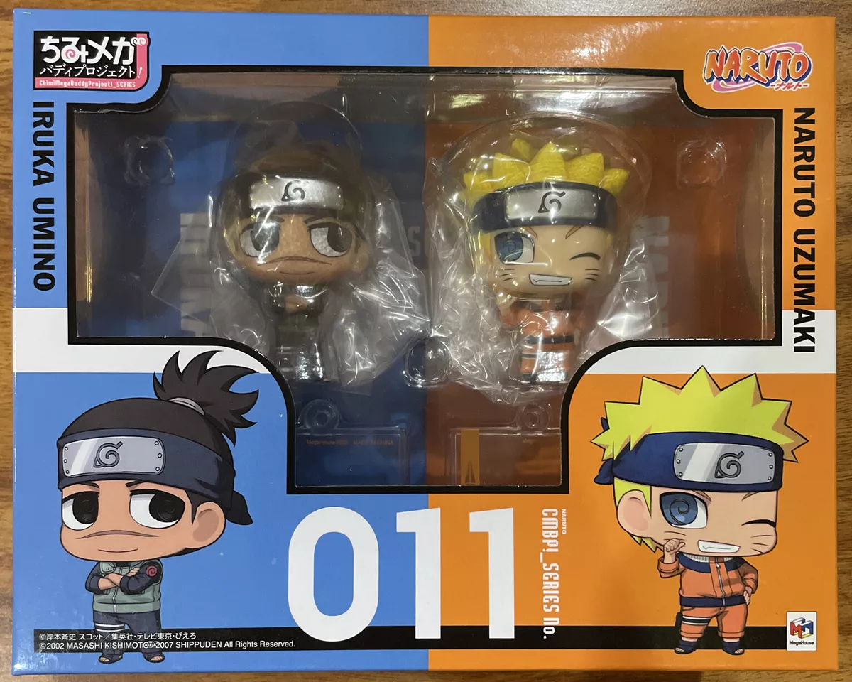  Megahouse Chimimega Buddy Naruto Umino Iruka & Uzumaki Naruto :  Toys & Games