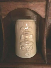 STONEWARE POTTERY MINIATURE TRIPLE FACE JUG TOTEM    No.989 Jugheads by Johanson