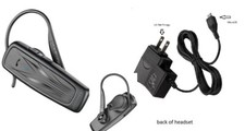 Negro Plantronics Explorer ML10 Bluetooth Gancho para Oreja en Auriculares Manos Libres Auriculares
