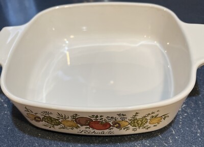 Rare 1970 s Spice of Life L ECHALOTE Corning Ware A-1-B 278 MA 1 Quart .  No Lid