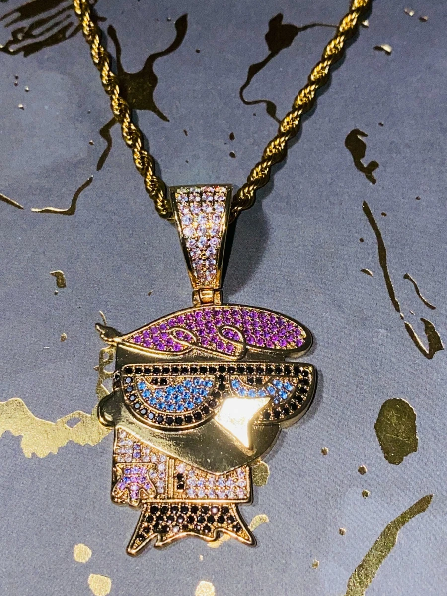 Anime gold pendant sale