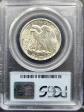 MS 62 Graded 1943 Year Liberty Walking Half Dollars (1916-1947