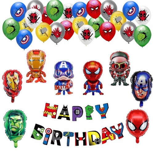 Avengers Superhero Tableware Party Supplies Kids Birthday Decoration - Picture 15 of 52