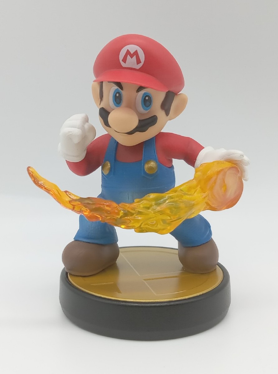 Mario Fire Ball Super Smash Bros Series Nintendo Amiibo Figure