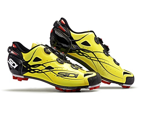 SIDI TIGER SRS Carbon MTB Shoes - Bright Yellow [Size: 40~47 EUR] | eBay