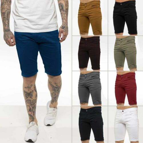 Pantaloncini chino elasticizzati Kruze da uomo aderenti cotone mezze pantaloni designer tutta la vita - Foto 1 di 52