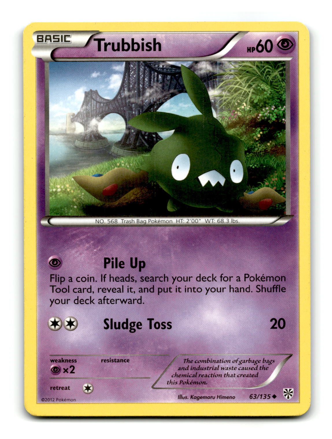 Trubbish - #63/135 - Uncommon - Pokemon Card-LP