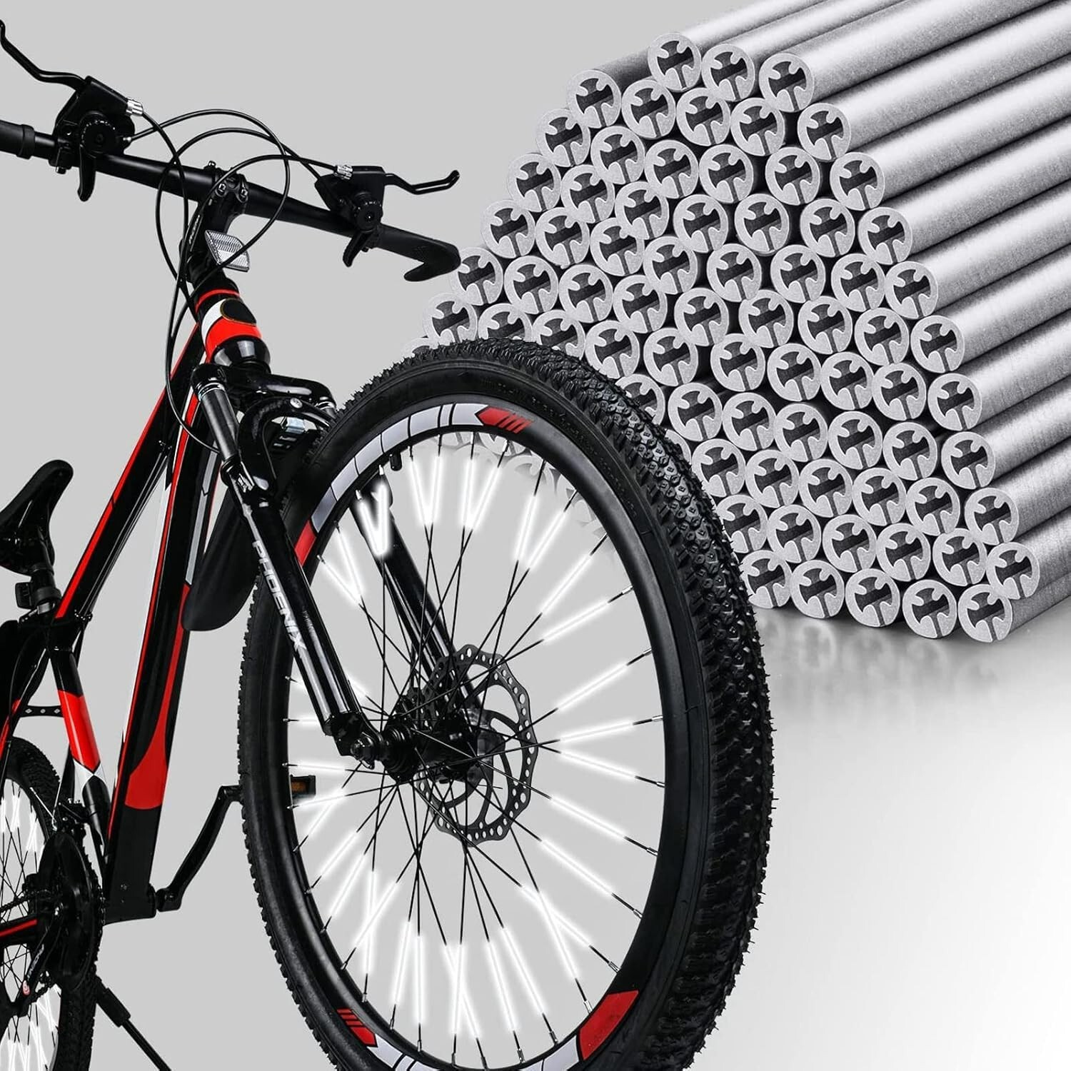 "Bike Spoke Reflector, 360° Visibility Reflectors, 1, #2 96 pcs "