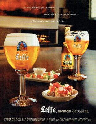advertising 0521 2010 beer Abbey Leffe moment of flavor