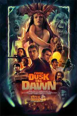 From Dusk Till Dawn Rich Davies Movie Film Poster Giclee Print Art