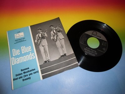 Die Blue Diamonds - Ramona EP - TOP BEAT*ROCK 7'' EP $