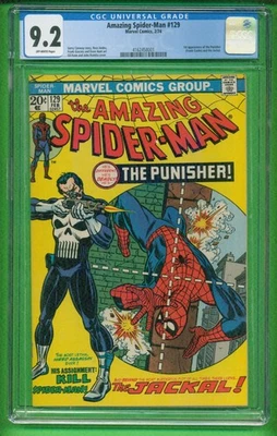 AMAZING SPIDER-MAN 129 Marvel 1974 1st Appearance of the PUNISHER CGC-9.2 NM- - Image 1 of 2
