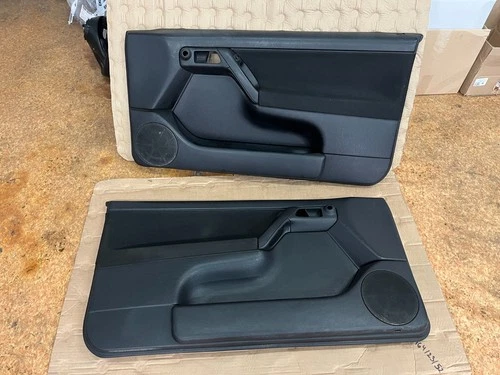 VW Volkswagen Golf Mk3 2-Door OEM Set Euro Black Front Door Cards Panels