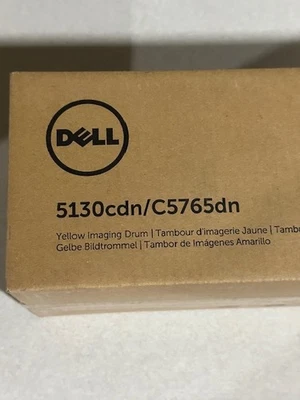 Genuine DELL 5130cdn/C5765dn Yellow X951N Imaging Drum NEW - Image 1 of 4