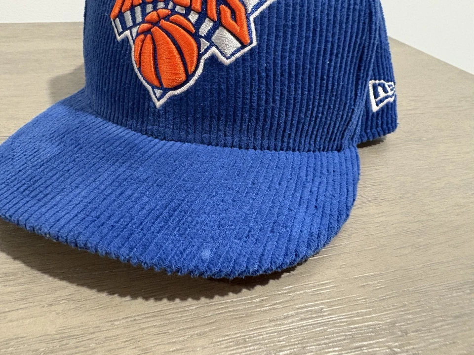New Era New York Knicks Fitted Hat Corduroy 7 1/2 59Fifty - Image 3 of 4