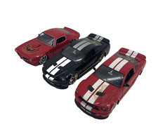 Lot of 3 Scale Cars Toys Kinsmart Jada Toys S...