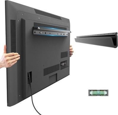 No Drill Drywall TV Mount No Stud TV Wall Mount Most Brand 22-55 Inch TVs up to
